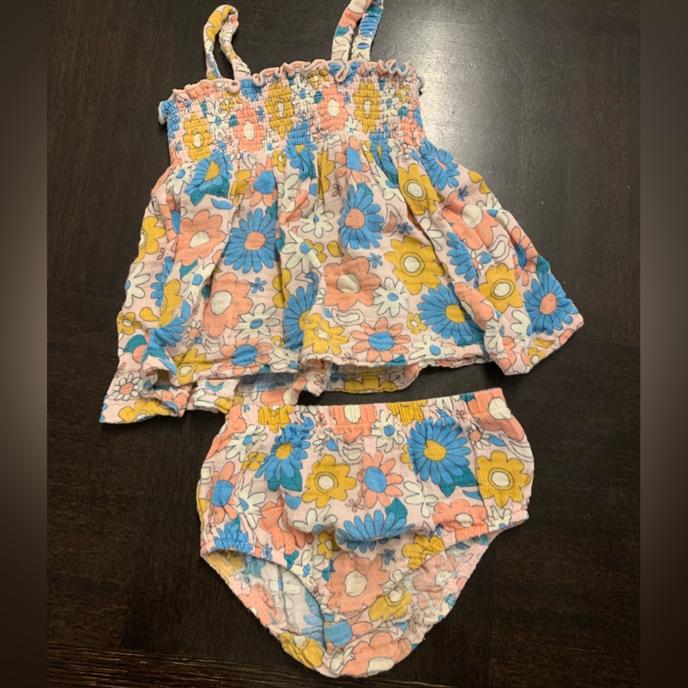 Groovy Angel dear dress and bloomer set